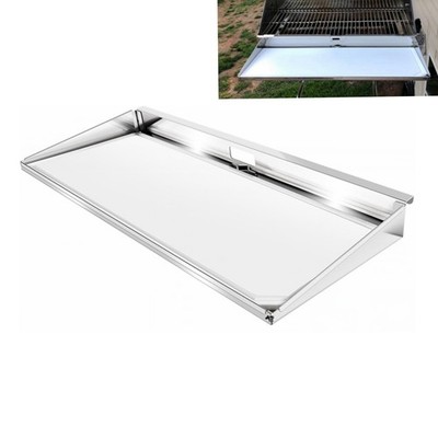 Serving Shelf with Removable Cutting Board For Grills  9'' x 18'' BBQ Accessory