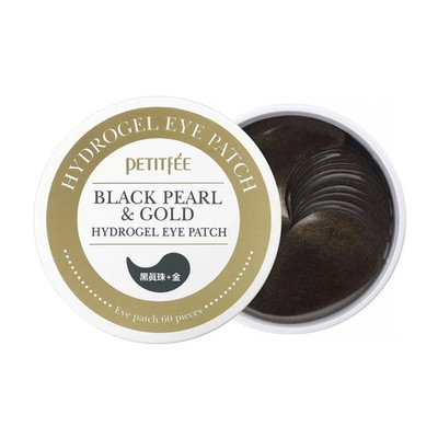 PETITFEE BLACK PEARL&GOLD HYDROGEL EYE PATCH Hydrogel Augenklappen 60 Stk.