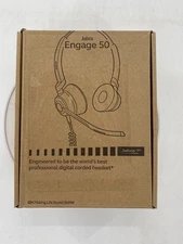Jabra Engage 50 Wired Headset Stereo 5099-610-189 New Sealed