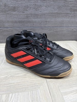 ADIDAS Men US 7 Super Sala 2 Black Football Trainers Black Leather Soccer IE1550