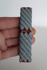 Antique 19th Century Beaded Sewing Needle Case