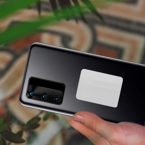 Funda de teléfono portátil espejo pegatina autoadhesiva 2 piezas calcomanía de maquillaje - Imagen 4 de 12