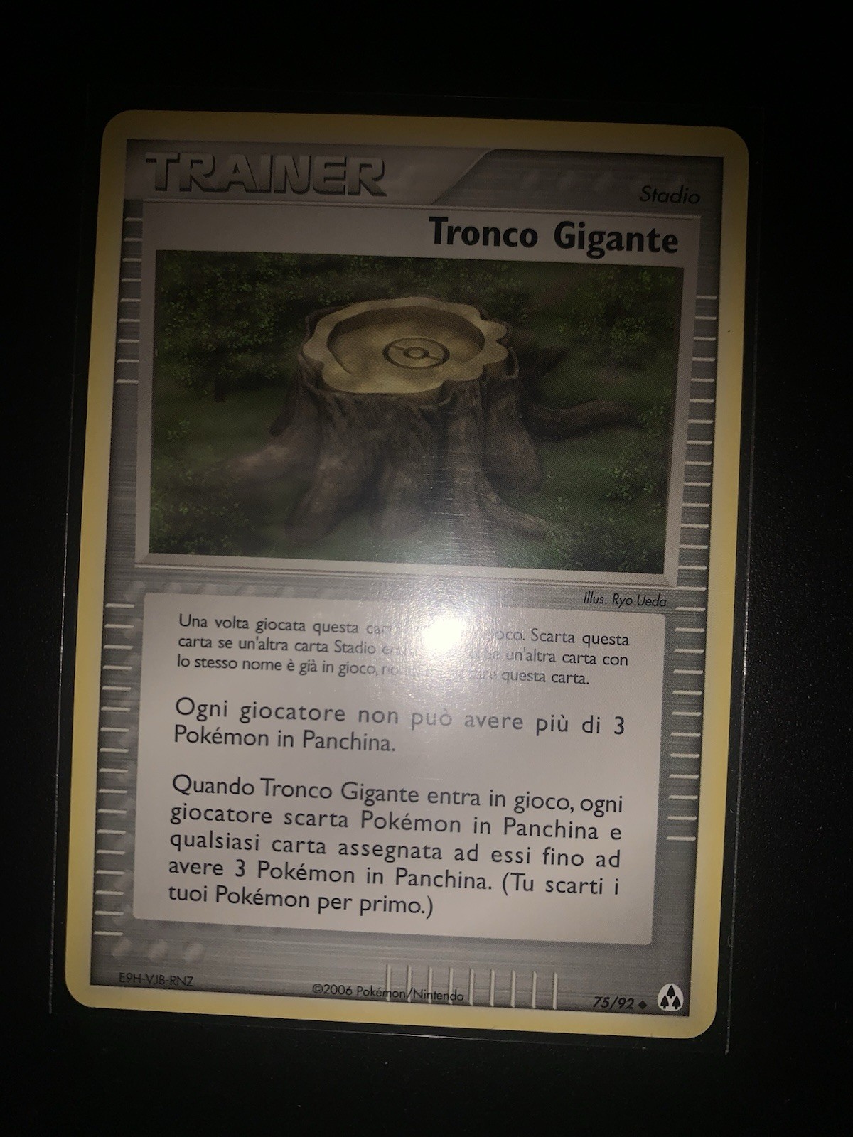carta Pokemon Tronco Gigante 75/92 EX Leggenda Di Mew Ita Italiano
