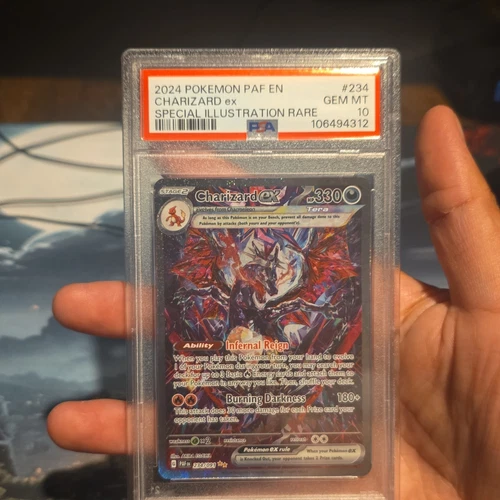 2024 Pokemon SV Paldean Fates Charizard ex 234/091 SIR Holo PSA 10 EN