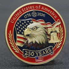 Anniversary Commemorative Coin Decorative Metal Collectible Keepsake 8 Colors