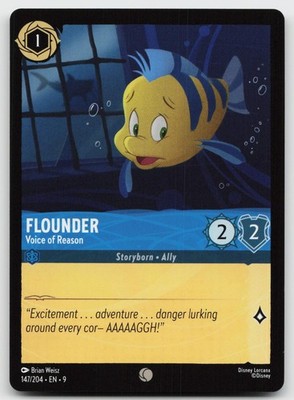 Flounder - Voice of Reason 147/204 Common Fabled Lorcana Near Mint