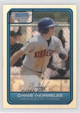 2006 Bowman Draft Chrome Draft Picks Refractor Chris Parmelee #DP4 0w7