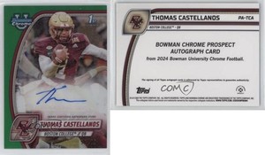 2024 Bowman U Chrome Prospect Green Refractor /99 Thomas Castellanos Auto