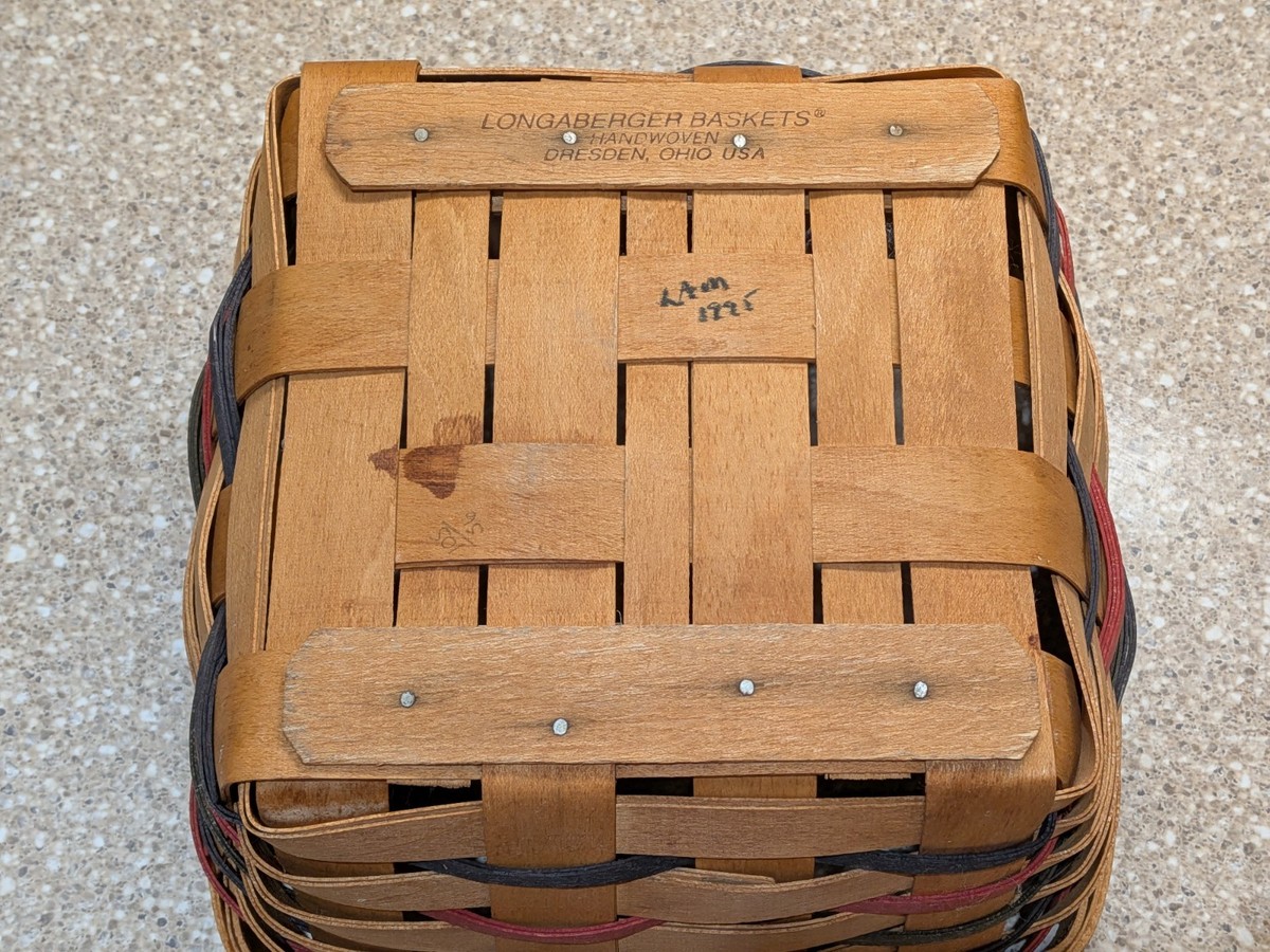 Longaberger Woven Traditions Large Berry Basket Set 1995 | Signed