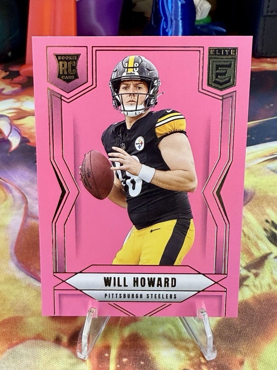 2025 Donruss Elite Football?WILL HOWARD?RC Pink Parallel  display picture 1