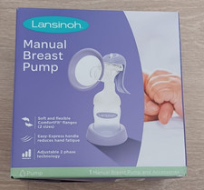 Lansinoh Manual Breast Pump for Breastfeeding New, Sealed