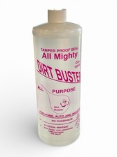 Vintage All Mighty Dirt Buster All Purpose Concentrate Cleaner 32oz Made In USA