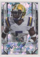 2021 Leaf Metal Draft Portrait Silver Crystals 32/50 Kary Vincent Jr Auto 0gg