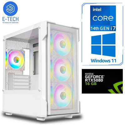 RTX 5080 Gaming PC Intel i7 14700KF 32GB DDR5 2TB SSD Custom Desktop Windows 11