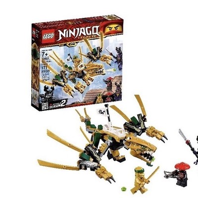 LEGO NINJAGO Legacy The Golden Dragon 70666 Complete Set with Minifigures
