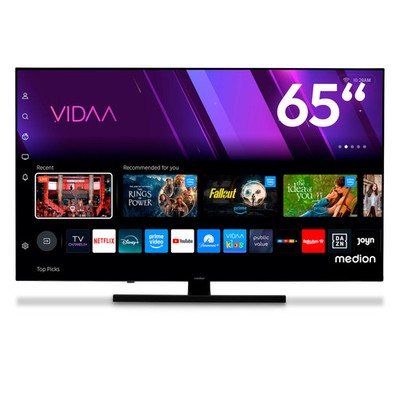 MEDION X8652504 65''UHD QLED Smart-TV HD Triple Tuner HDR Dolby Vision MEMC
