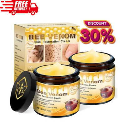 2pc Bee Venom Skin Restoration Cream, Bee Venom Skin Treatment Cream-Firms