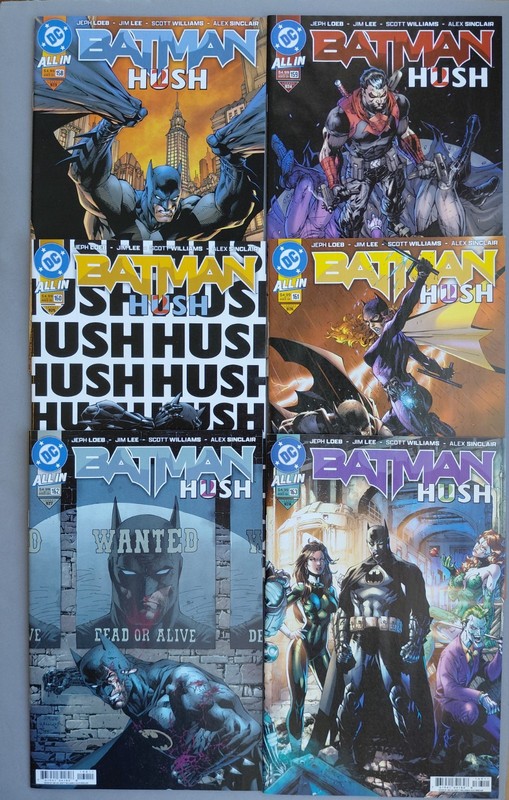 BATMAN #158-163 (Loeb/Lee) DC Comics 2025 'Hush 2: Part 1' NM