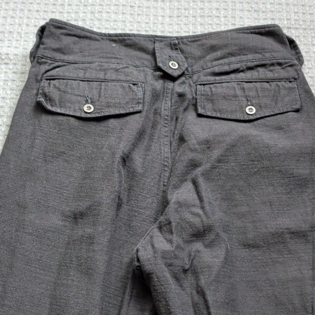 Imogene And Willie Pants Womens 31 Gray Diana Wide Leg Pleated Chino Denim image 4