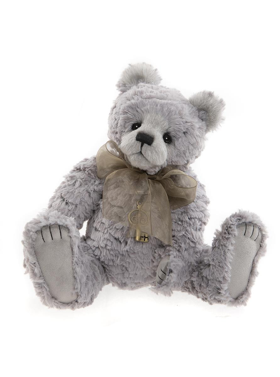 Charlie Bears 2022 - Ronan | Grey Teddy Bear Plush Collectable Cuddly Toy
