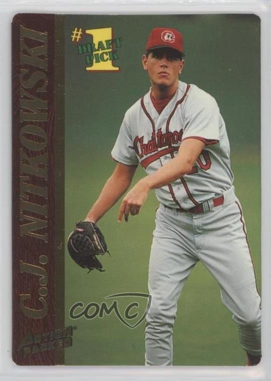1995 Action Packed Minor League CJ Nitkowski #61 Rookie RC 08iv