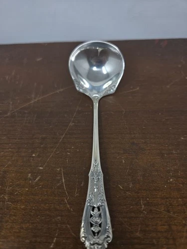 Vintage Rose Point By Wallace Sterling Silver Ladle - 5.5”