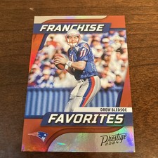 2024 Prestige Xtra Points Drew Bledsoe Franchise Favorites #8 Red /399 Patriots