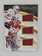 2016 IMMACULATE TRIPLE JERSEY RC /99 Austin Hooper / Devon Cajuste / Kevin Hogan