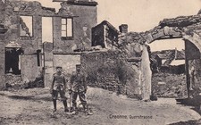 Postcard - Craonne / Cross Street (67)