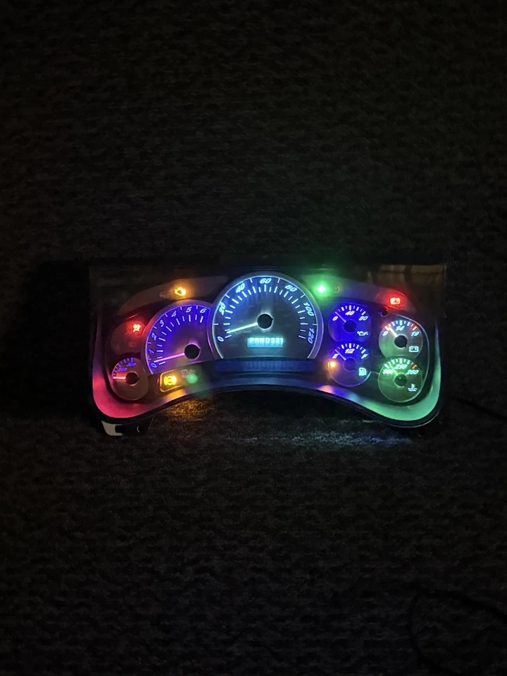 03-04 White Face Hummer H2 Speedometer Gauge Cluster TESTED 168k OEM *FLAWS* - Image 2 of 4