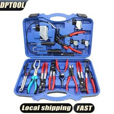Juego de alicates de abrazadera de manguera DPTOOL 15 PIEZAS herramienta automotriz para reparación de sistemas de refrigeración de automóviles