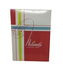 7 Pair Vintage Nylons National's Hosiery 3 Shades Size C Super Sheer Orig Box