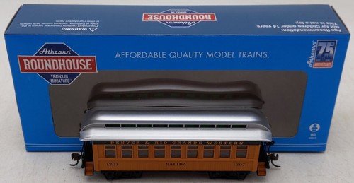 Coche de pasajeros Roundhouse 16381 HO D&RGW 34' Old Time Overton #1307 EX/caja | Condition: Used