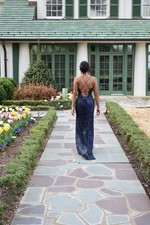 Navy Blue Prom Dress