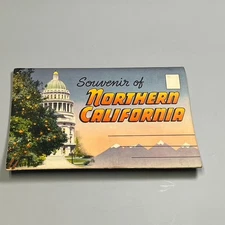 Vtg Northern Calif Postcard Book Set Intact Souvenir Folder Early 1900s Print