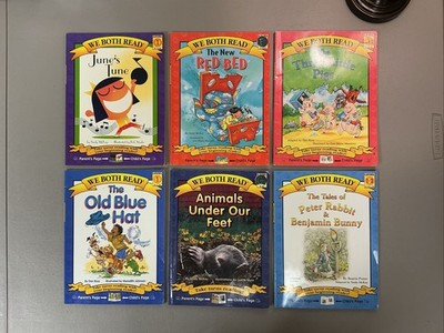 Lot (6)  We Both Read'' Child & Parent Readers Children Level K-1/1-2 PB Books