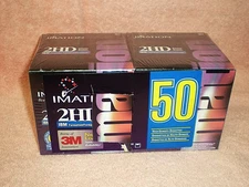 Imation 3.5” Floppy Disks Diskettes 1.44 2HD IBM Format Pack of 50 NEW SEALED