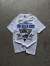 Vintage 90s Made In USA Single Stitch The beach boys rare Signed Band Tee