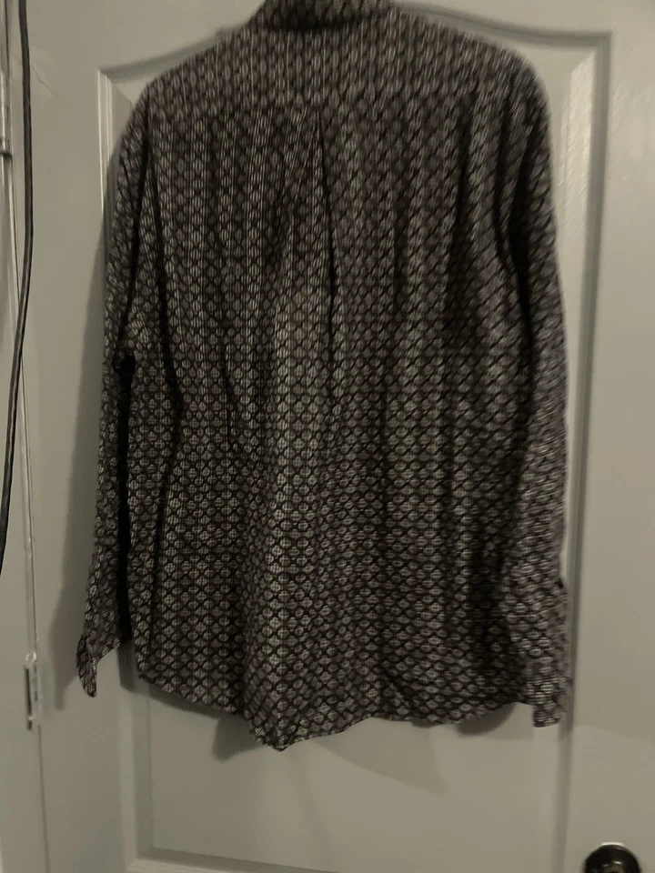 Equilibrio Italia 粉红色正装衬衫 L 码男式意大利制造 100% 棉 — 第 2/4 张图片