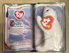 Chilly The Polar Bear RETIRED McDonald Teenie Beanie Baby Ty 1999