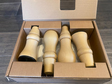 IKEA STOCKSUND Legs For Armchair/sofas Light Brown 4 Pack 002.893.22