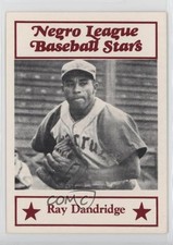 1984 Decathlon Negro League Baseball Stars Ray Dandridge #7 HOF 0q3