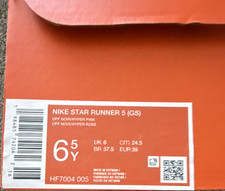 Nike Star Runner 5 GS Kids Low Top Mesh Sneakers 6.5Y Black/Pink/White