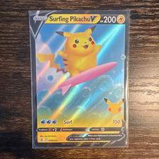 Surfing Pikachu V 008/025 Celebrations Holo for sale online | eBay