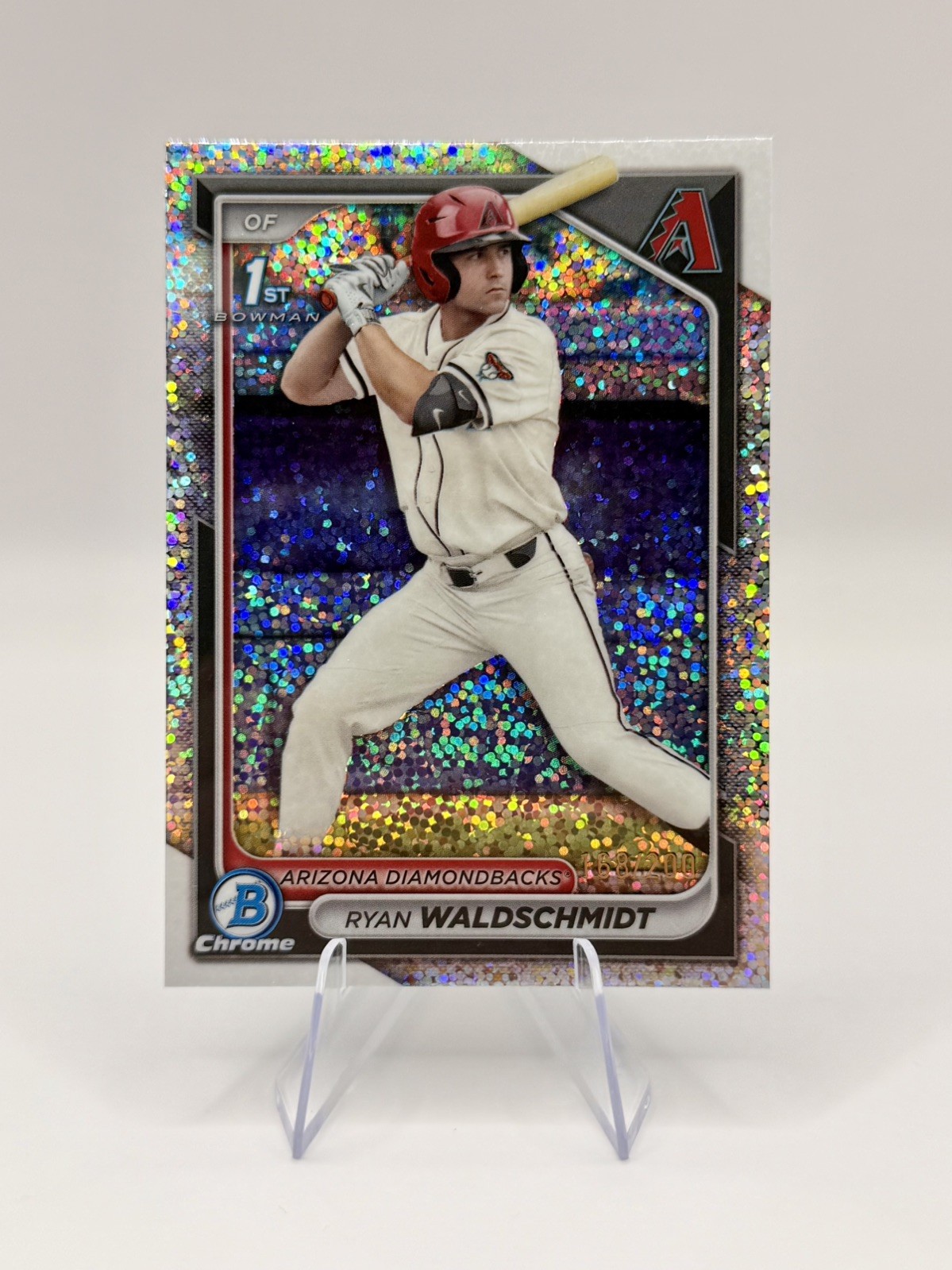 2024 Bowman Draft - Chrome Ryan Waldschmidt #BDC-18 Sparkle Refractor /200