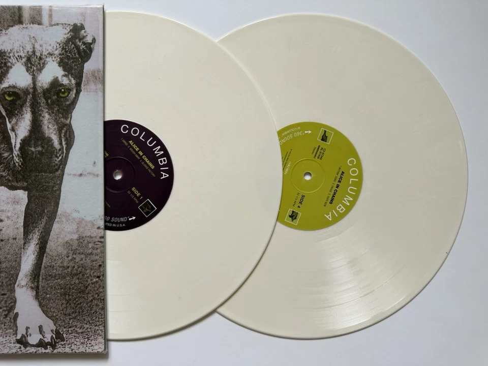 Alice in Chains Self-Titled WHITE Vinyl 2 LP LIMITED EDITION New Tripod Dog 1995 Foto 3 de 4