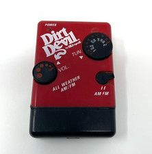 Vintage Dirt Devil Handheld Radio All Weather AM/FM Battery Operated- Tested