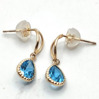 Jewelry Pierced Earring Topaz Gold 5526400