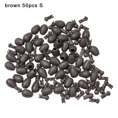20/50 Stück S/L Schnellwechsel Perlen für Karpfenangeln Shock Bead Method-Feed