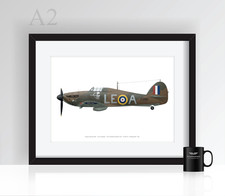 Hurricane MKI 242 sqn - Poster